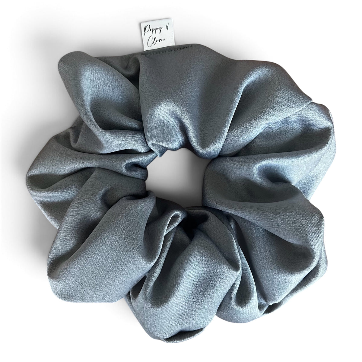 Stormy Satin Scrunchie