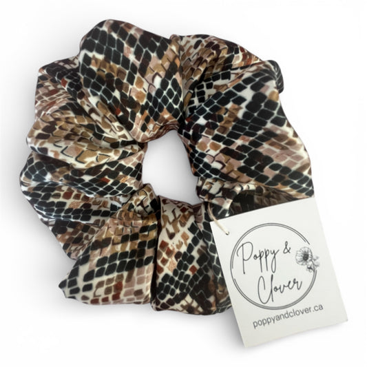 Python Satin Scrunchie