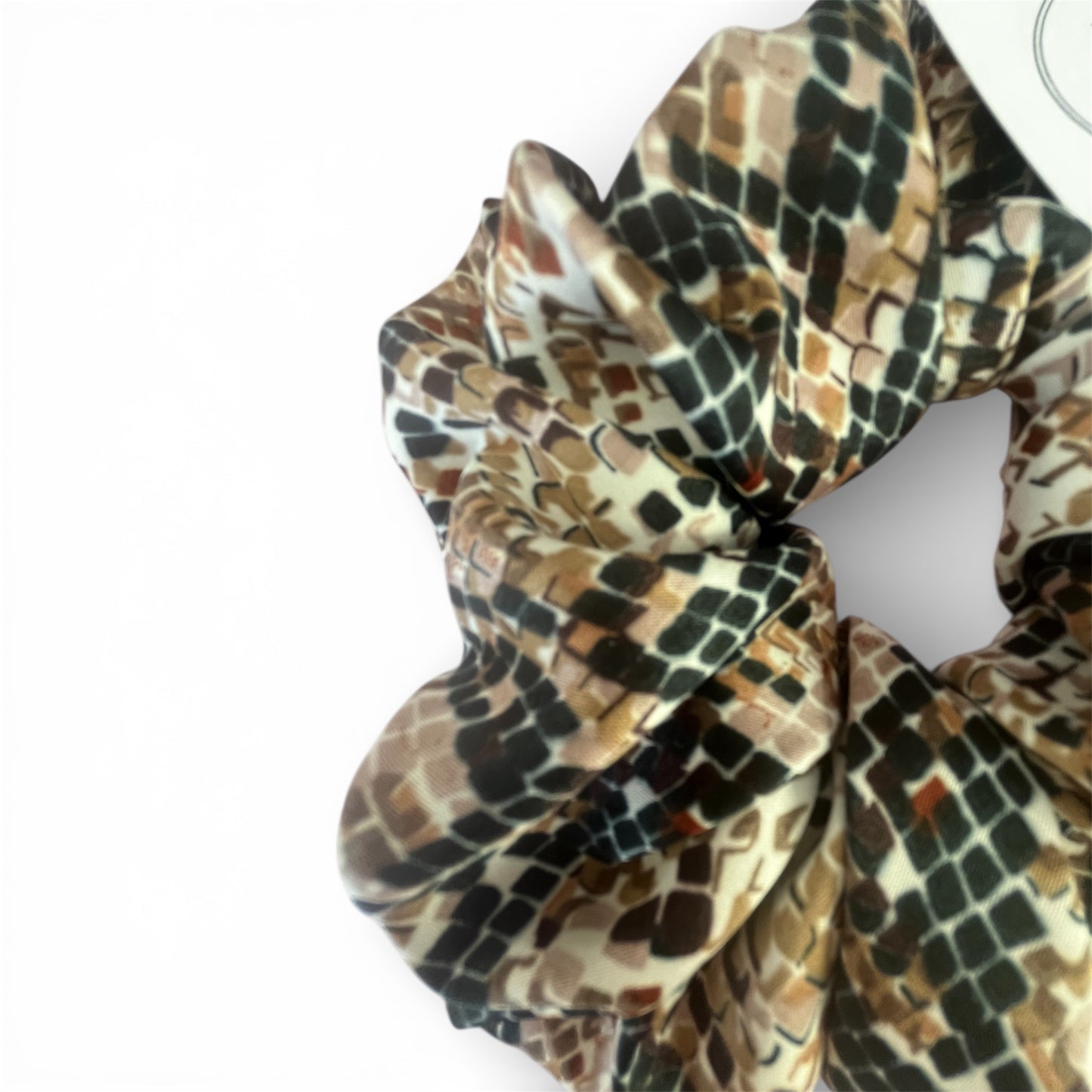 Python Satin Scrunchie