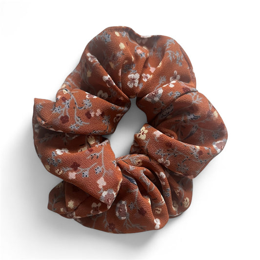 Autumn Flower Scrunchie
