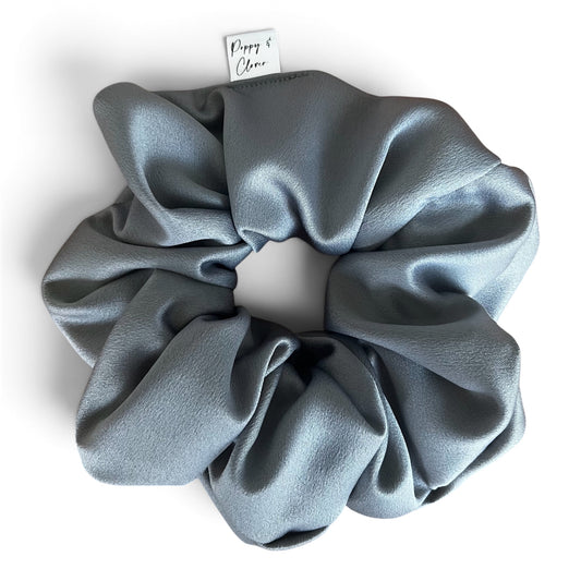 Stormy Satin Scrunchie