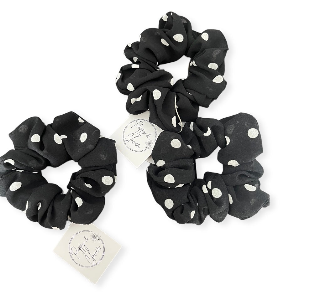 Classic Polka Dot Everyday Scrunchie